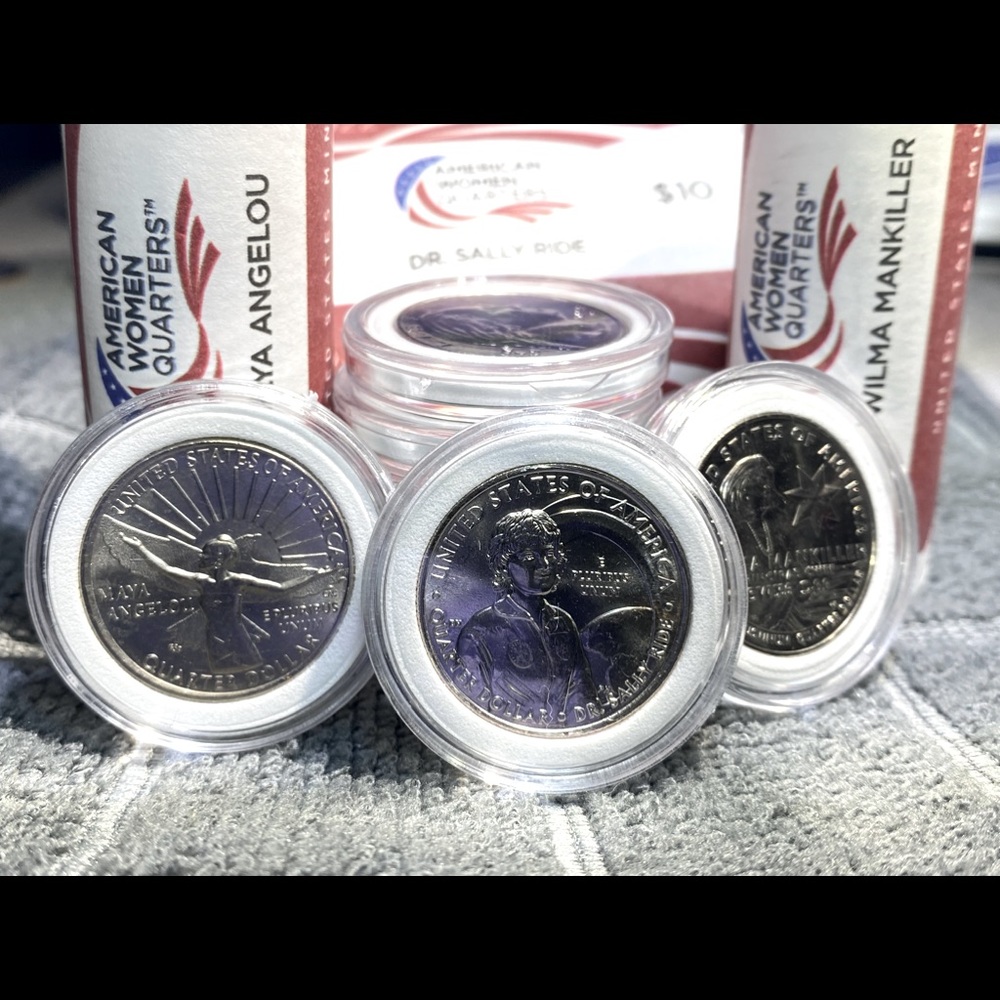 Three Quarter Set (BU) Brilliant Uncirculated.      2022 American Women Quarters